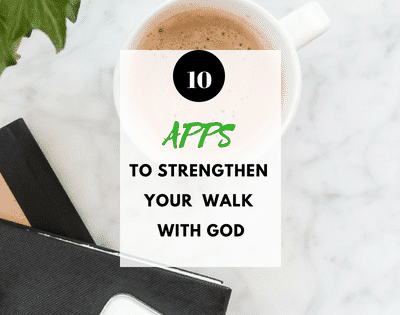 Looking for ways to transform your walk with God while on the go? Check out my list of 10 Apps that will strengthen your walk with God. These apps have helped me spend more time in God's word and in his presence throughout​ the day